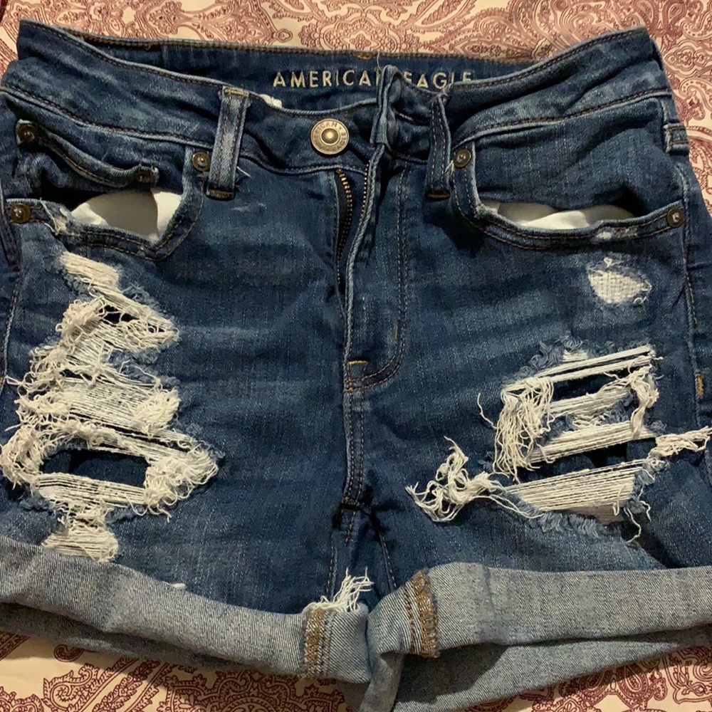 High waisted American eagle shorts!